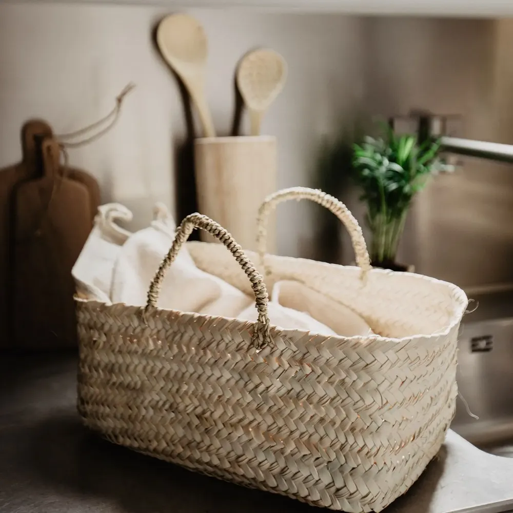 Decorative objects - DOUM PALM LEAF BASKETS - COSYDAR-DECO