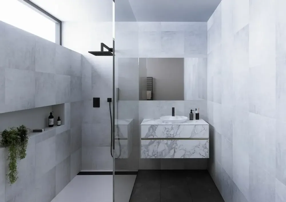 Chests of drawers - KARMA bathroom cabinet - DECOTEC