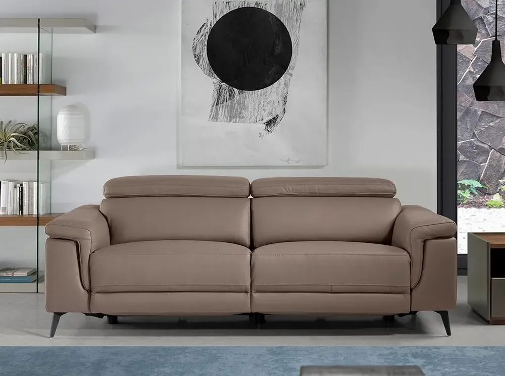 Sofas - 3 seater sofa in cowhide leather - ANGEL CERDÁ