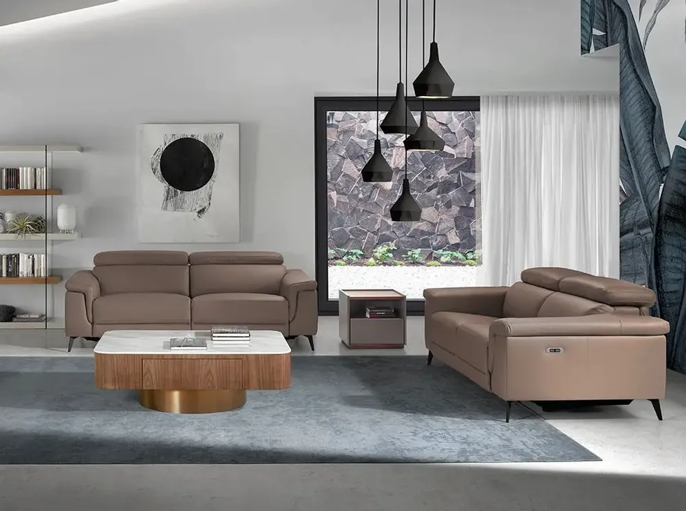 Canapés - Canapé 2 places en cuir de vachette - ANGEL CERDÁ