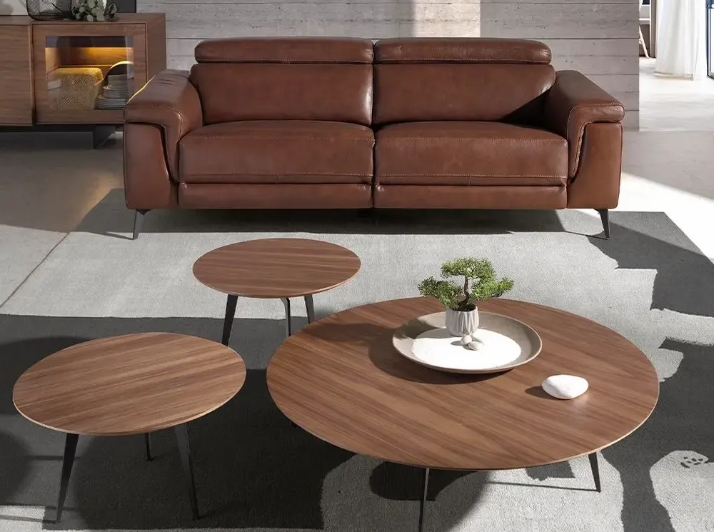 Sofas - 3 seater sofa upholstered in cowhide leather - ANGEL CERDÁ