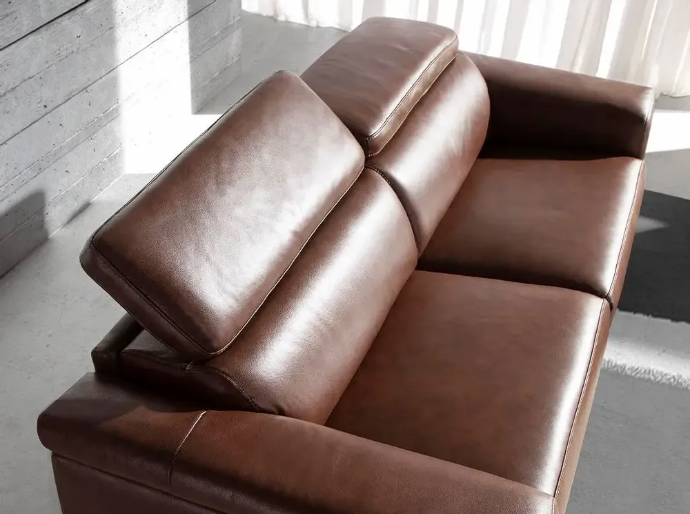 Sofas - 3 seater sofa upholstered in cowhide leather - ANGEL CERDÁ