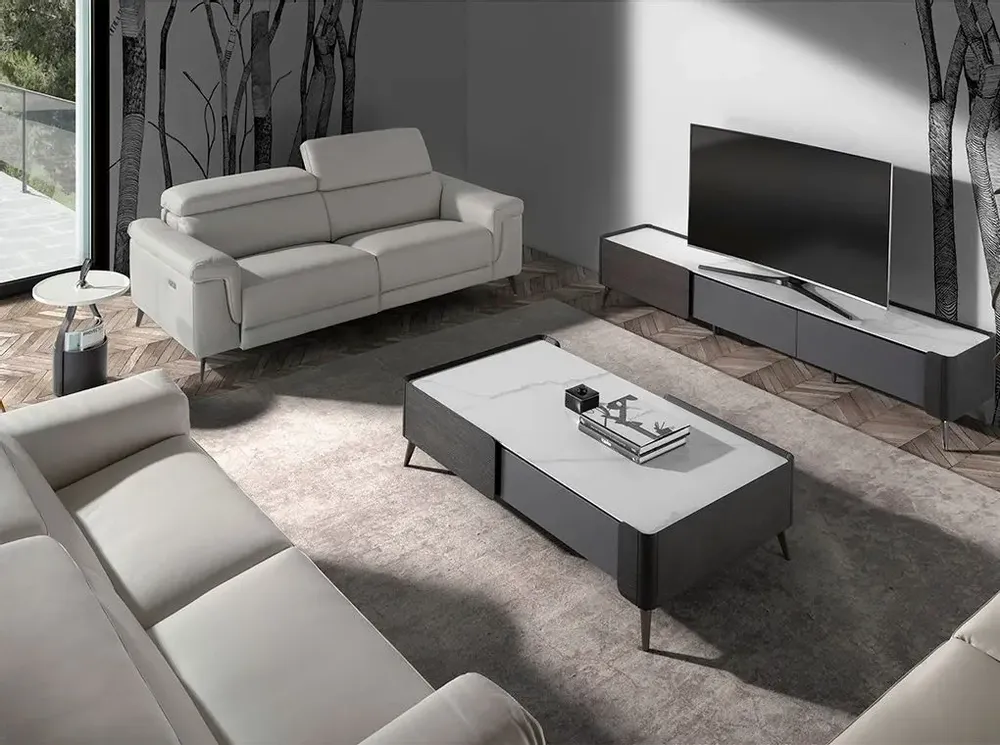 Sofas - 2 seater sofa upholstered in cowhide leather - ANGEL CERDÁ