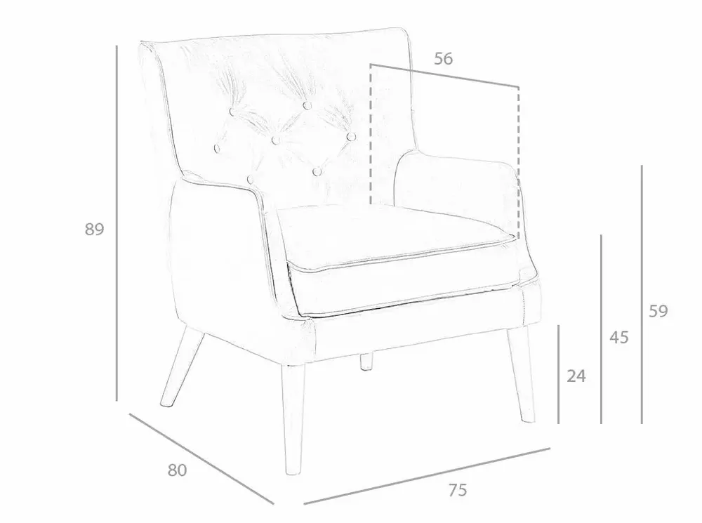 Fauteuils - Fauteuil Chester en cuir gris foncé - ANGEL CERDÁ
