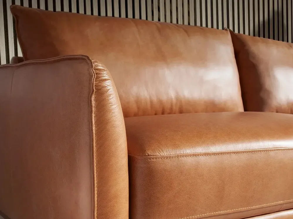 Sofas - 2 seater sofa buffalo brown cowhide leather - ANGEL CERDÁ