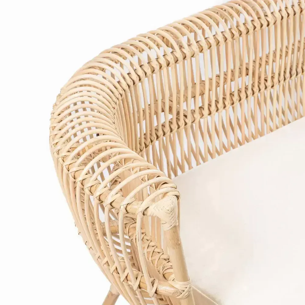 Sofas - Rattan bench with cushion - HAVANA - HYDILE