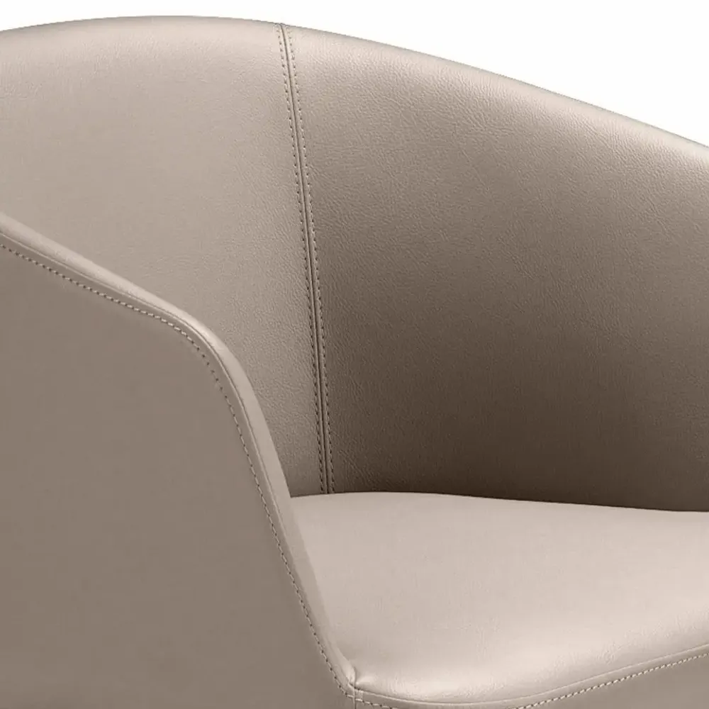 Tabourets - Tabouret en croûte de cuir gris - ANGEL CERDÁ