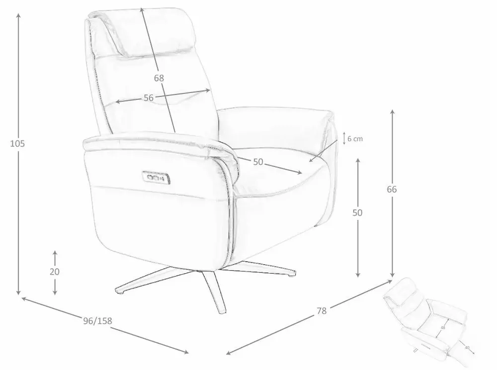 Fauteuils - Fauteuil pivotant en cuir marron - ANGEL CERDÁ