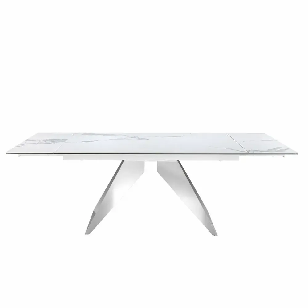 Dining Tables - Rectangular porcelain marble extending dining table - ANGEL CERDÁ