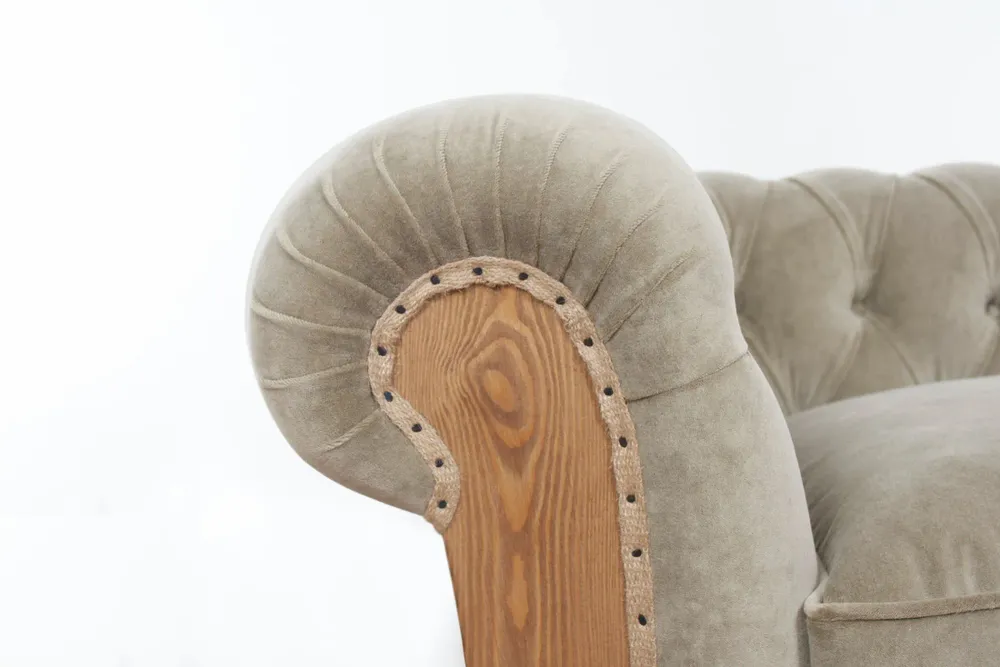 Canapés - Chesterfield Essence Velvet Pearl | Canapé - CREARTE COLLECTIONS