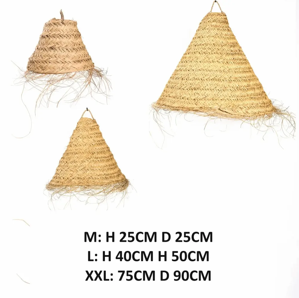 Suspensions extérieures - Suspensions artisanales en fibre naturelle – Style bohème chic - COSYDAR-DECO