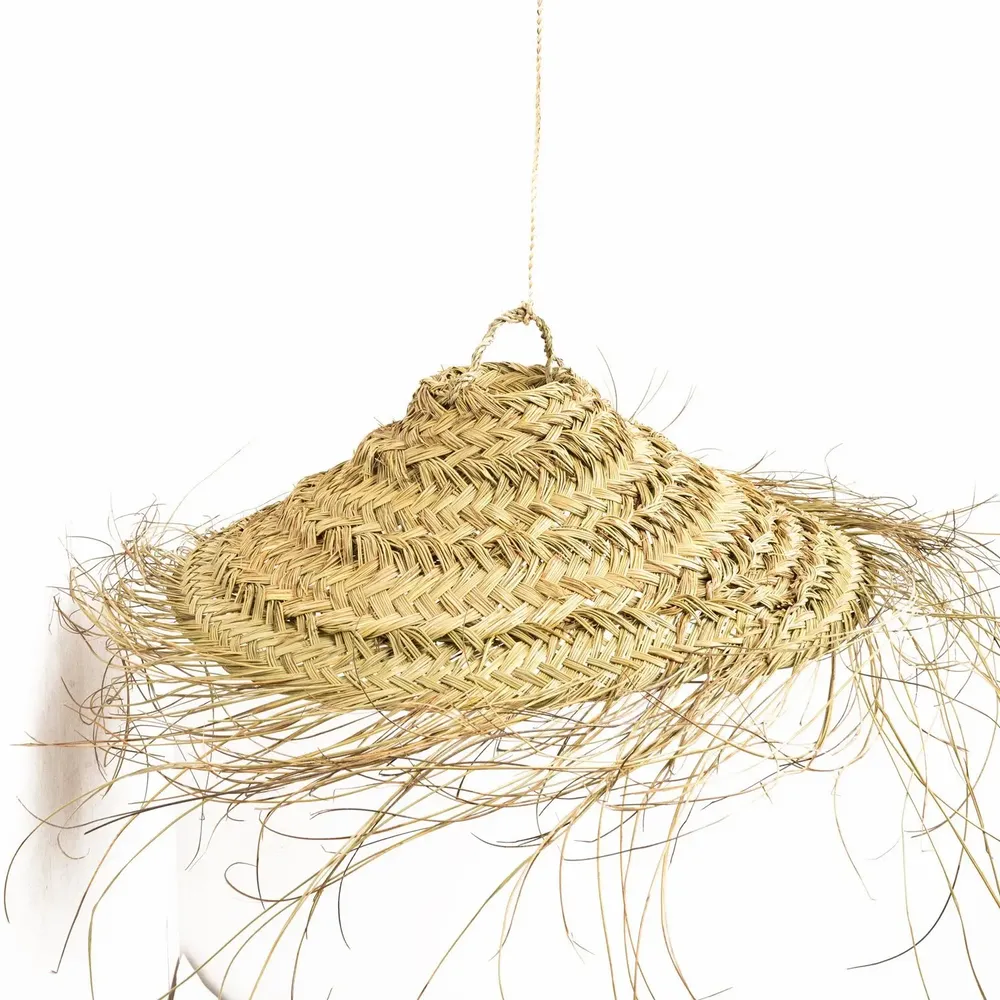 Suspensions extérieures - Suspensions en fibre naturelle tressée – Luminaires bohèmes chic - COSYDAR-DECO