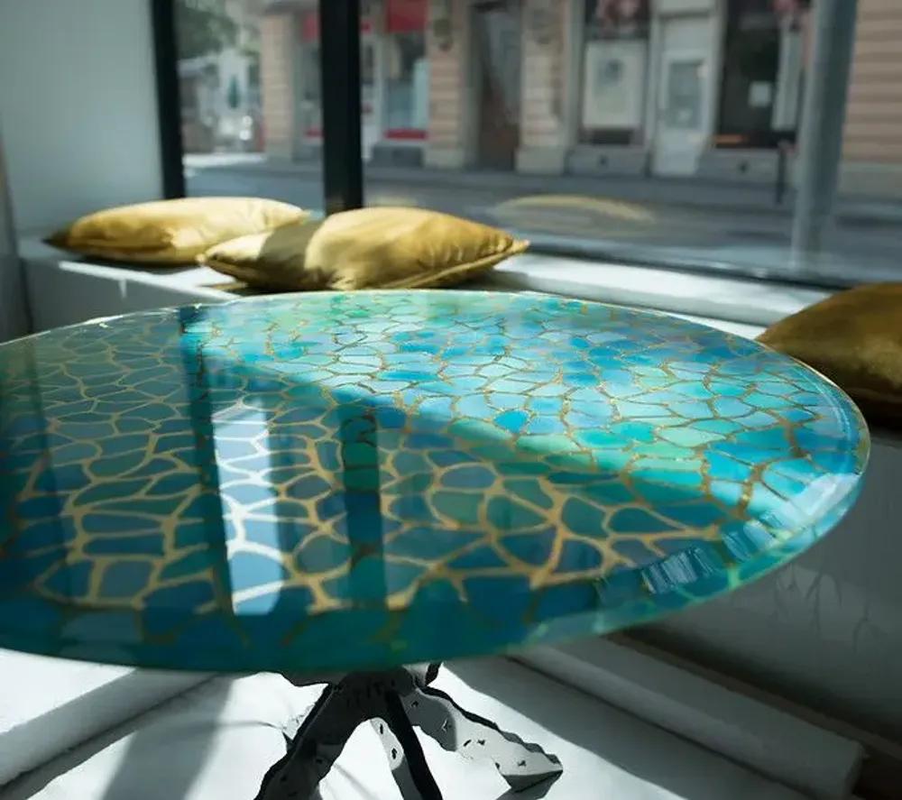 Tables basses - DragonFly, table basse églomisée - NARCIS