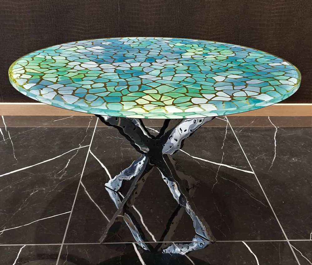 Tables basses - DragonFly, table basse églomisée - NARCIS