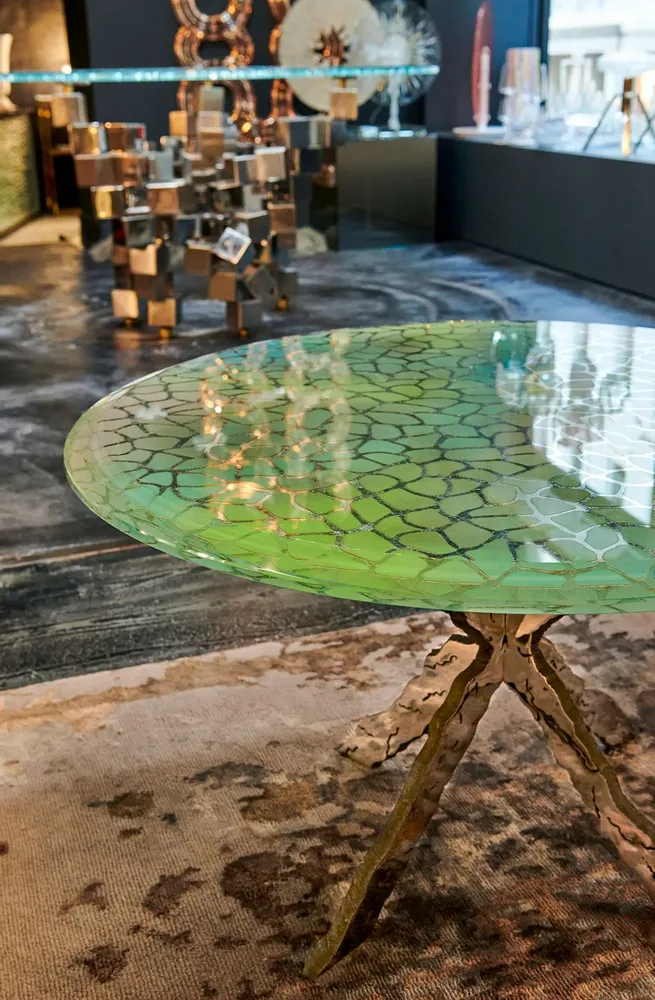 Tables basses - DragonFly, table basse églomisée - NARCIS