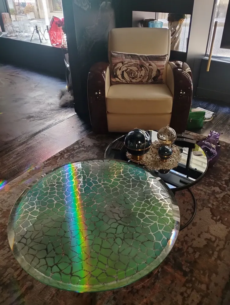 Tables basses - DragonFly, table basse églomisée - NARCIS