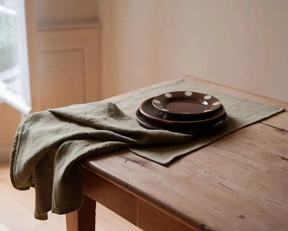 Napkins - Table linen - Tablecloths - COULEUR CHANVRE