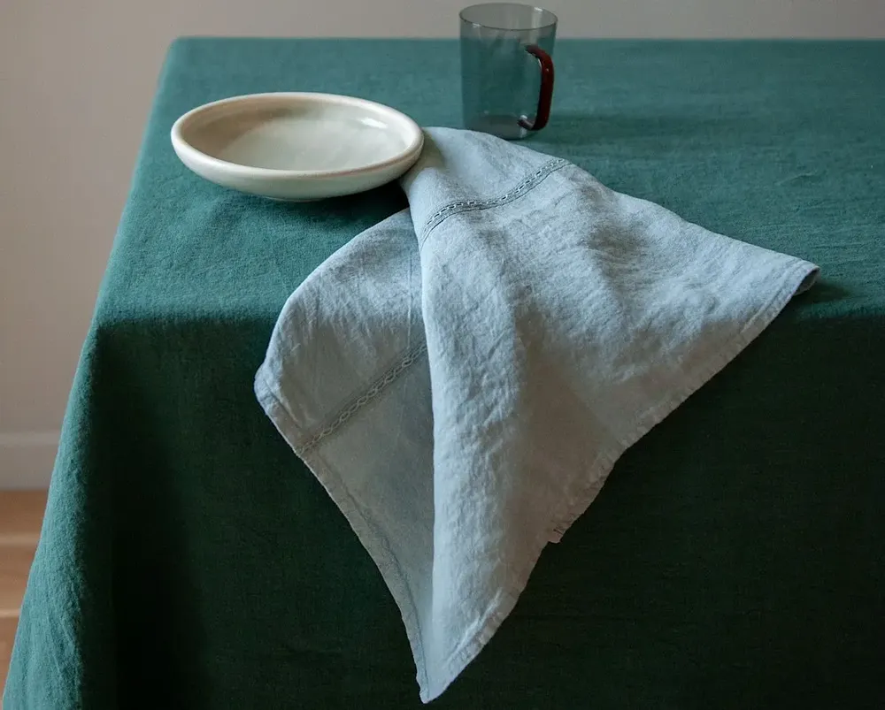 Napkins - Table linen - Tablecloths - COULEUR CHANVRE