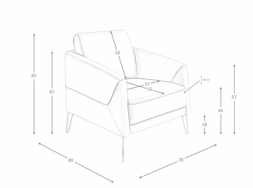 Fauteuils - Fauteuil en cuir gris foncé - ANGEL CERDÁ