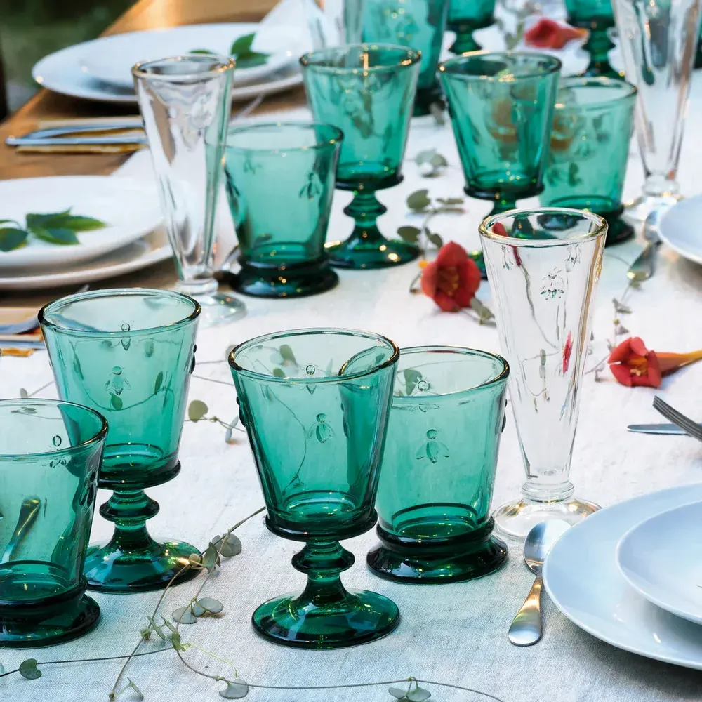 Wine accessories - Lot de 6 verres à vin ABEILLE - LA ROCHÈRE
