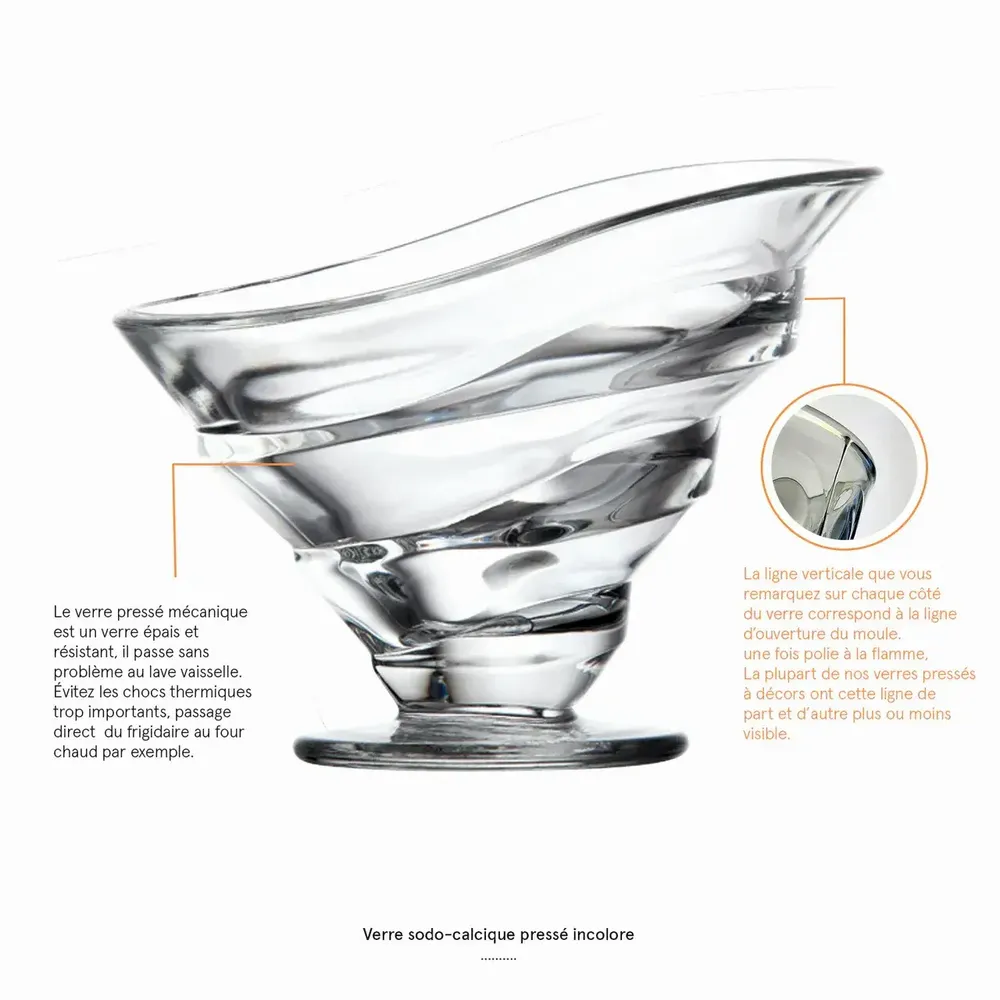 Bols - Lot de 6 coupes basses CIRCÉE - LA ROCHÈRE