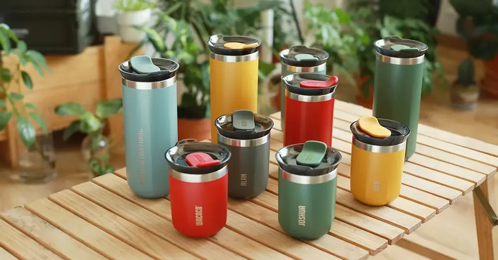 Mugs - WACACO Octaroma Classico Vacuum Insulated Coffee Mug, 6 fl oz (180ml) - WACACO COMPANY LIMITED