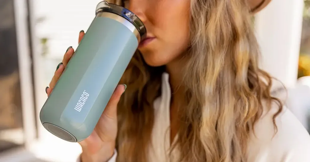 Mugs - WACACO Octaroma Classico - Insulated Coffee Mug, 15 fl oz (435ml) - WACACO COMPANY LIMITED