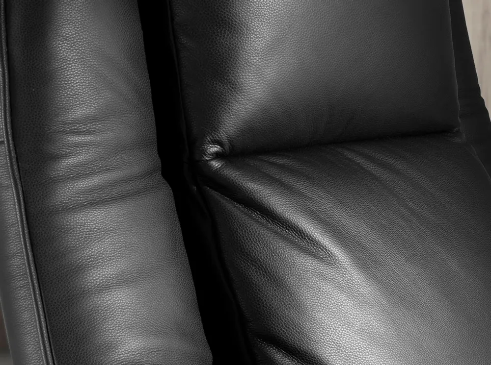 Armchairs - Black leather swivel armchair - ANGEL CERDÁ