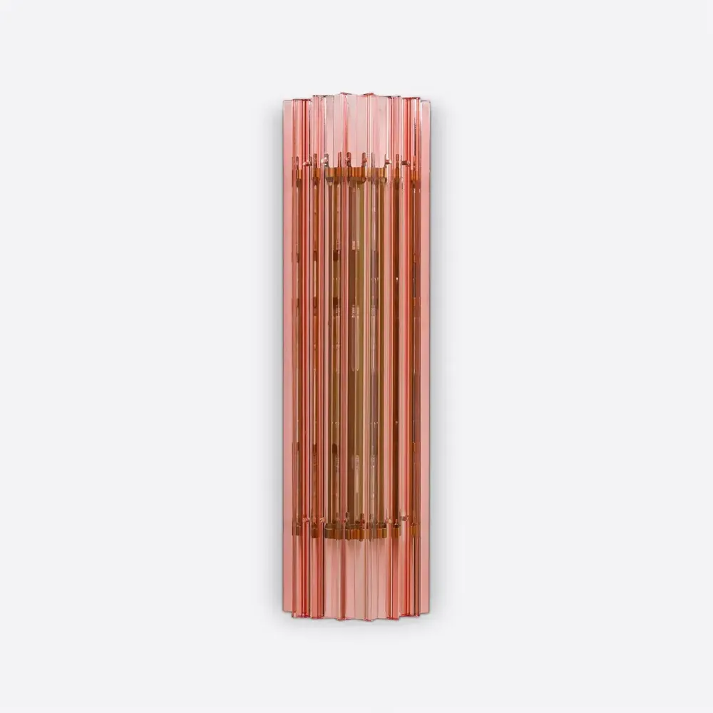 Wall lamps - Large Pink Amaro Wall Light - PURE WHITE LINES EUROPE