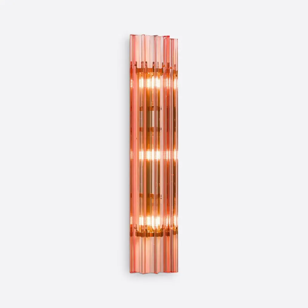 Wall lamps - Large Pink Amaro Wall Light - PURE WHITE LINES EUROPE