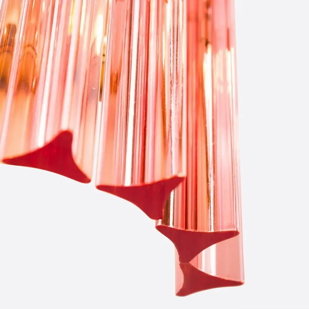 Wall lamps - Large Pink Amaro Wall Light - PURE WHITE LINES EUROPE