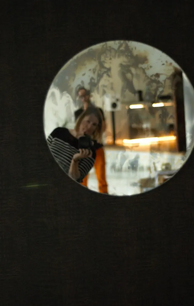 Miroirs - Reflet d'Ivoir, miroir rond décoratif - NARCIS