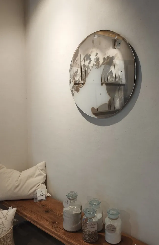 Miroirs - Reflet d'Ivoir, miroir rond décoratif - NARCIS