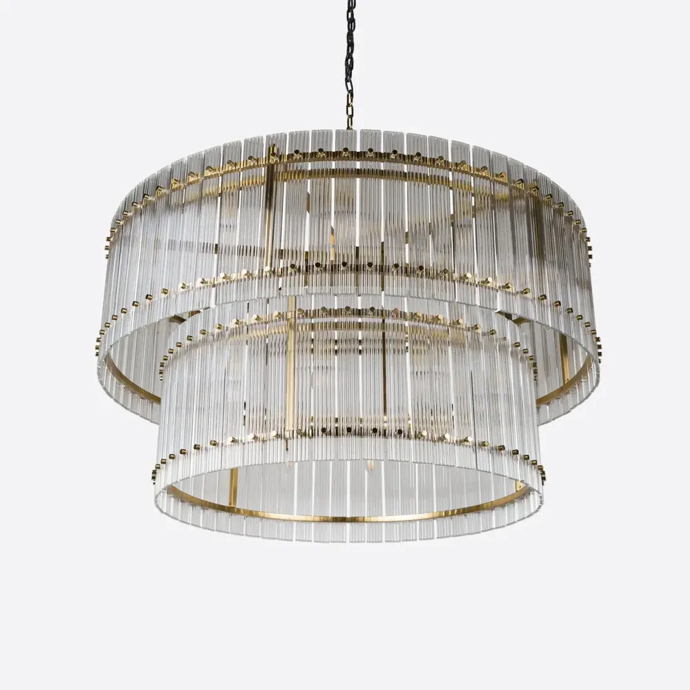 Plafonniers - Grand lustre double San Francisco - PURE WHITE LINES EUROPE
