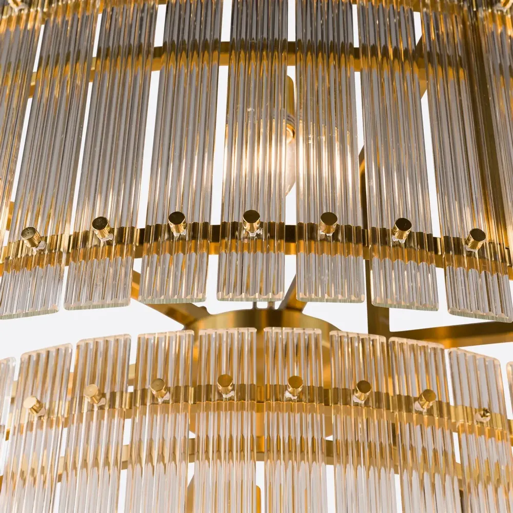Plafonniers - Grand lustre double San Francisco - PURE WHITE LINES EUROPE