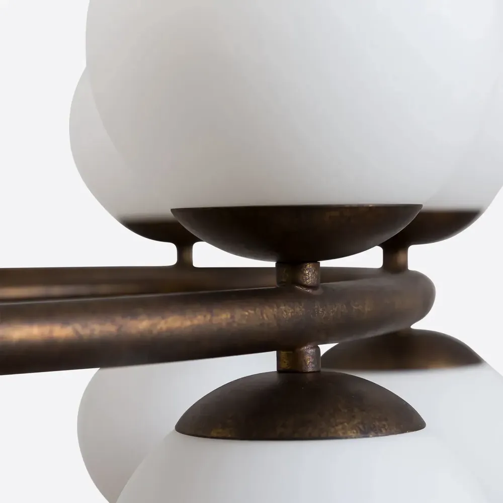 Ceiling lights - Baum Sputnik Chandelier - PURE WHITE LINES EUROPE