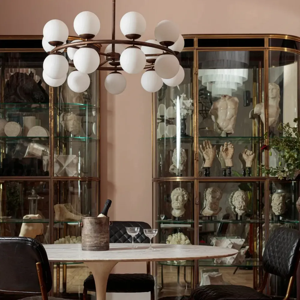 Ceiling lights - Baum Sputnik Chandelier - PURE WHITE LINES EUROPE