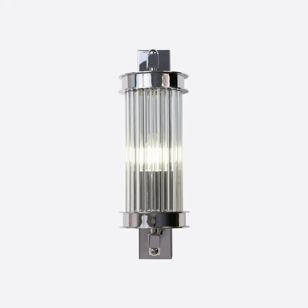 Wall lamps - Small Nickel Elon Wall Light - PURE WHITE LINES EUROPE