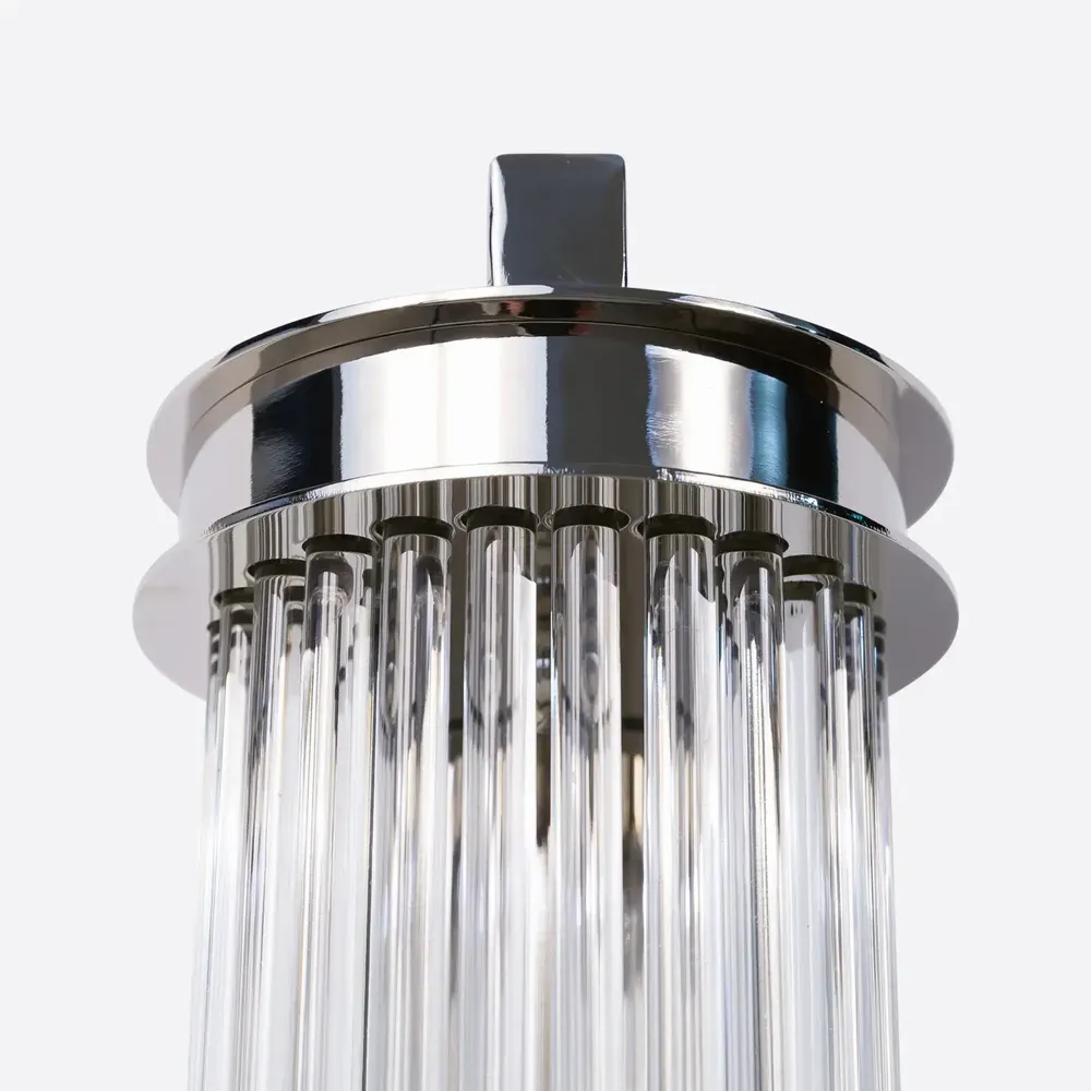 Wall lamps - Small Nickel Elon Wall Light - PURE WHITE LINES EUROPE