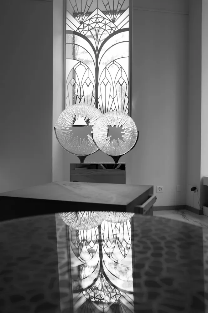 Sculptures, statuettes et miniatures - Iris, sculpture, lampe - NARCIS