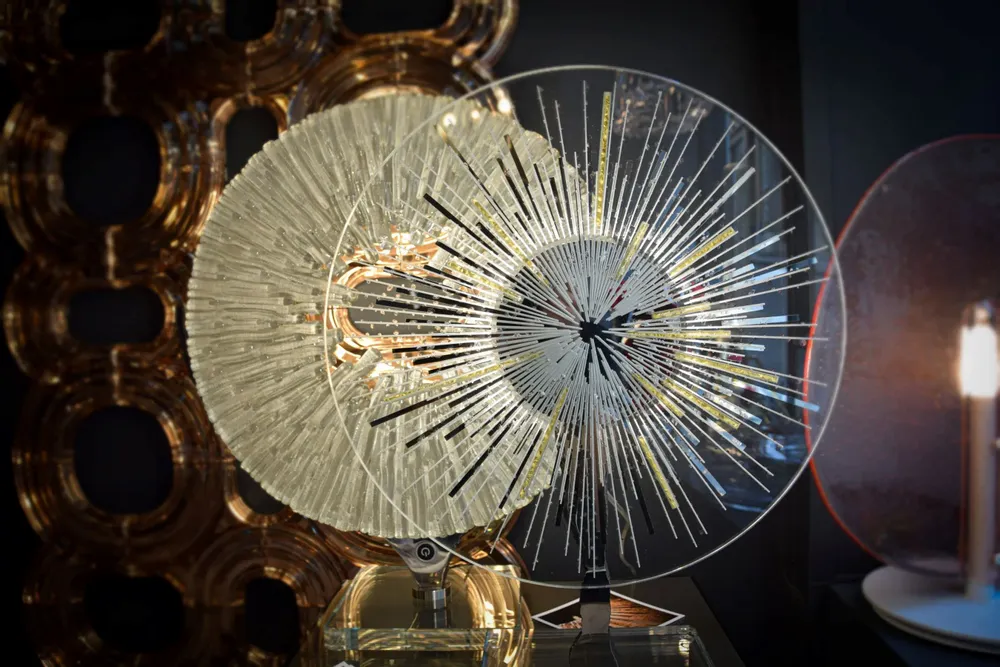 Sculptures, statuettes et miniatures - Iris, sculpture, lampe - NARCIS