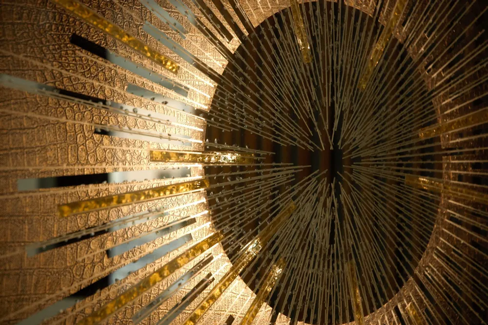 Stained glass decoration - Sunshine, floor lamp, wall lamp, glass light fixture - NARCIS