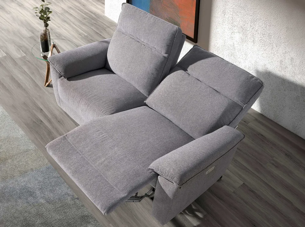 Canapés - Canapé 3 places en tissu gris - ANGEL CERDÁ