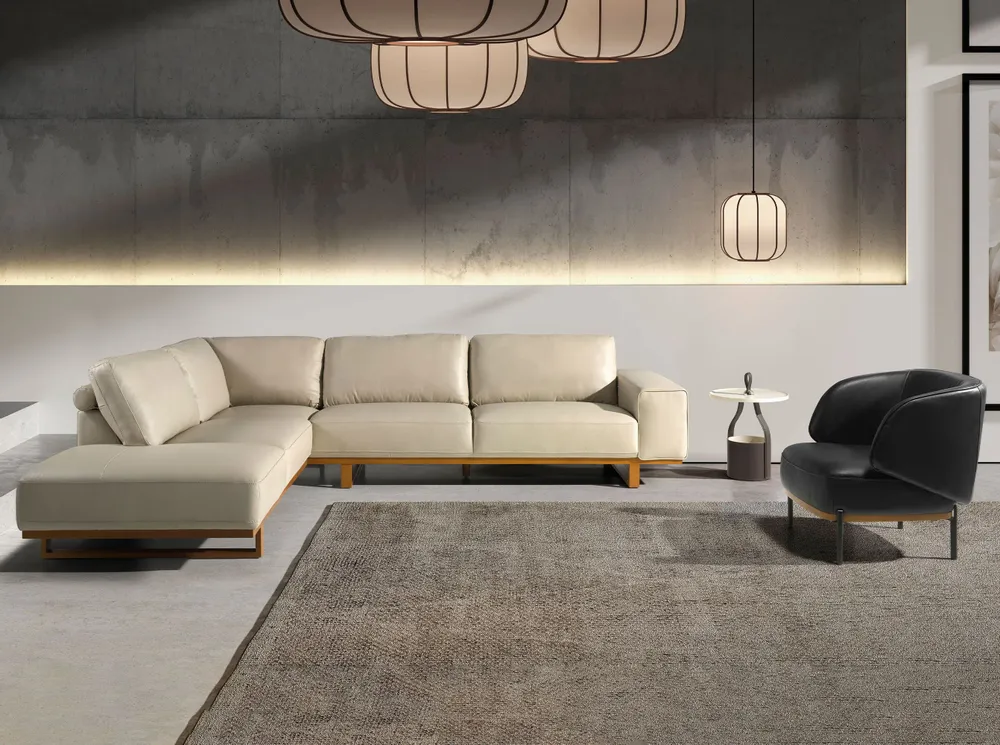 Armchairs - Black leather armchair - ANGEL CERDÁ