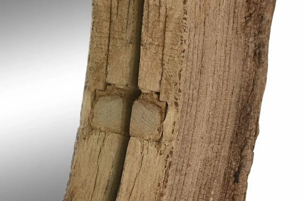 Mirrors - ANTIQUE WHEEL WOODEN MIRROR - ITEM HOME BY ITEM INTERNATIONAL