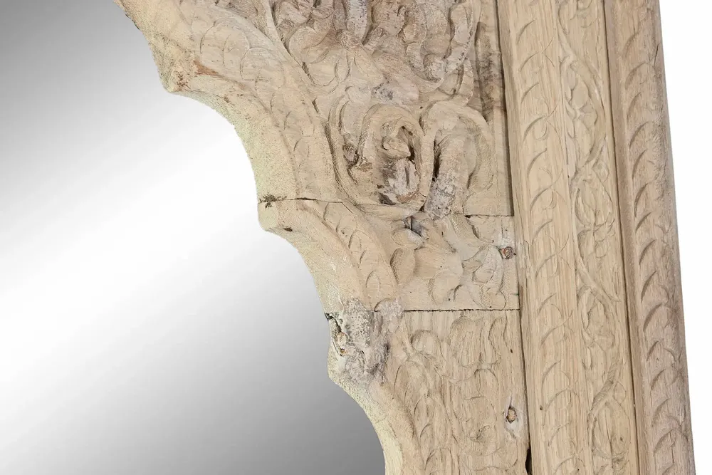 Mirrors - INDIAN WOODEN MIRROR - ASSORTED UNIQUE PIECE - ITEM HOME BY ITEM INTERNATIONAL