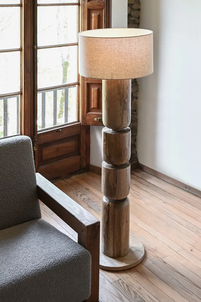 Floor lamps - MANGO NATURAL FLOOR LAMP - ITEM HOME BY ITEM INTERNATIONAL