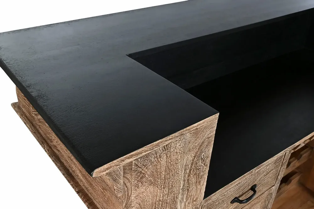 Autres tables  - MEUBLE BAR EN MÉTAL ET MANGUE - ITEM HOME BY ITEM INTERNATIONAL