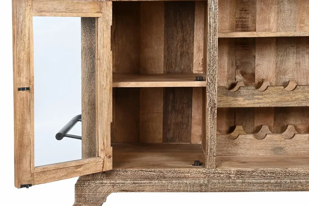 Autres tables  - MEUBLE BAR EN MÉTAL ET MANGUE - ITEM HOME BY ITEM INTERNATIONAL