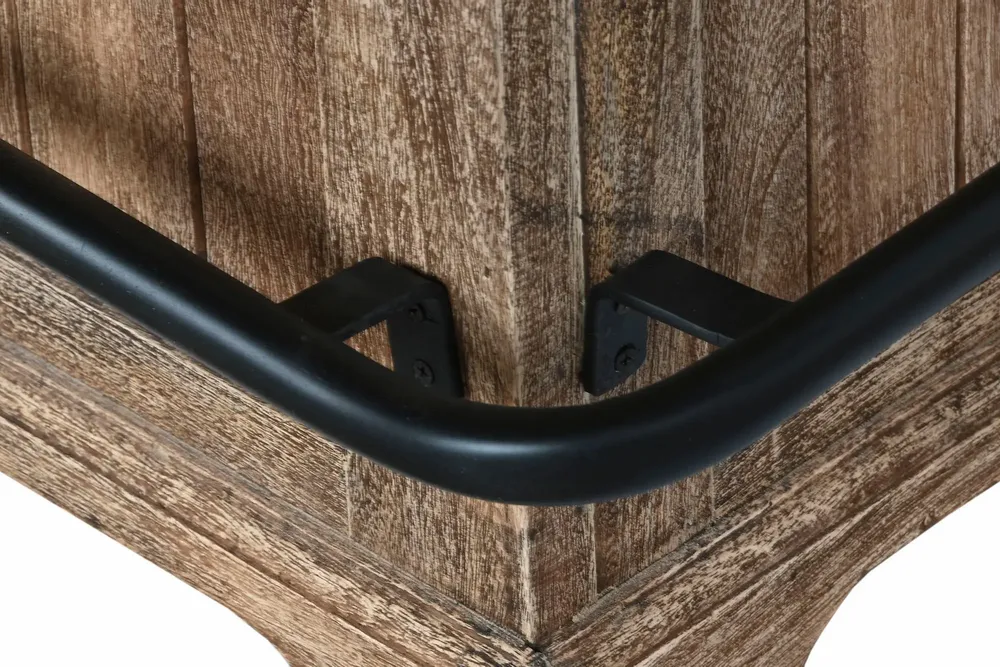 Autres tables  - MEUBLE BAR EN MÉTAL ET MANGUE - ITEM HOME BY ITEM INTERNATIONAL